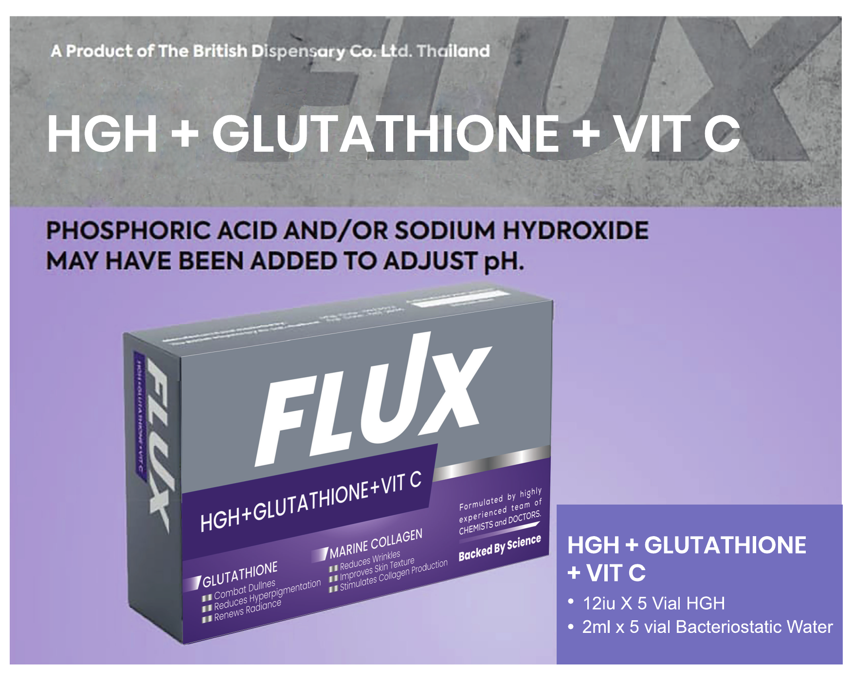 HGH Glutathione Vit C